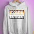 Assume Nothing Bear Pride Flag Hoodie - White
